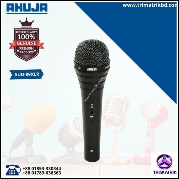 Ahuja AUD-99XLR Unidirectional Dynamic Multi Purpose Applications Microphone