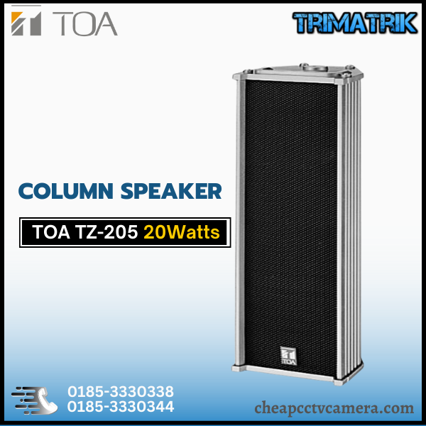 TOA TZ-205 20Watts Metal-case column speaker