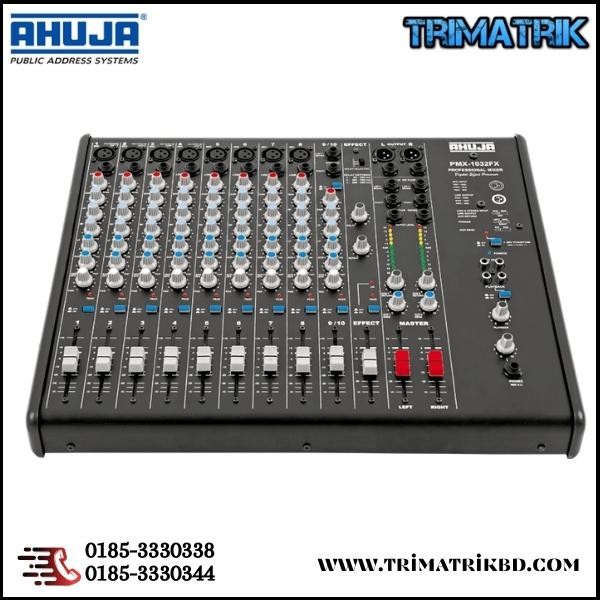 Ahuja PMX-1032FX Audio Mixing Consoles – Stereo