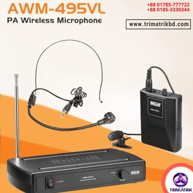 Ahuja AWM 495VL Head Microphone Price in Bangladesh