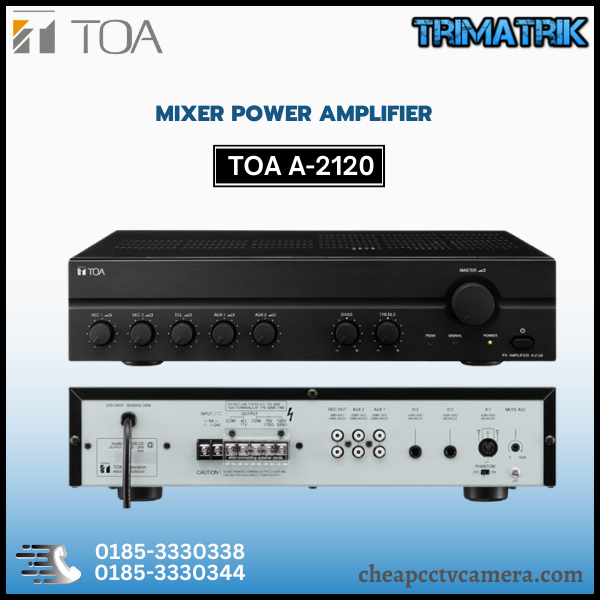 TOA A-2240 240 Watt Mixer Amplifier Price in Bangladesh (BD)2023